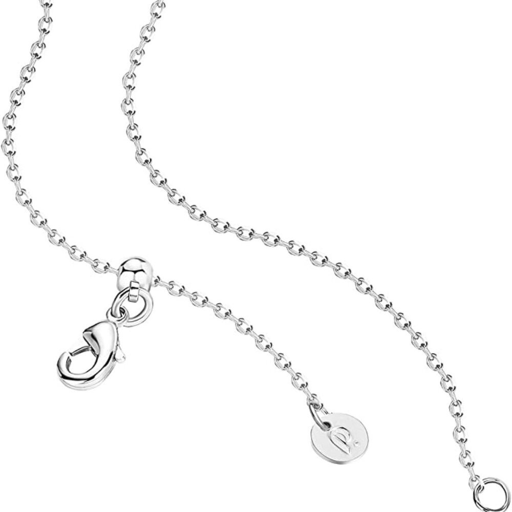 14K Gold Plated Cubic Zirconia Heart Necklace | Layered Necklaces | Gold - Picture 4 of 4